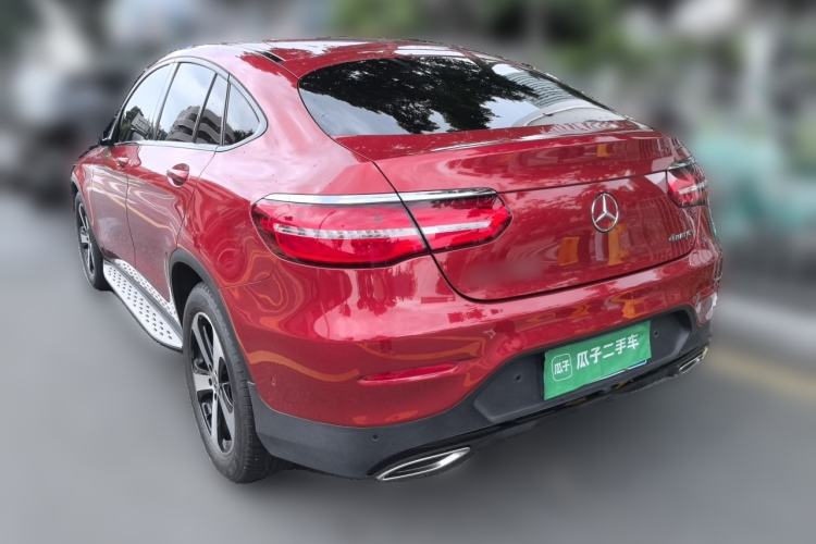 Used Mercedes-Benz GLC Coupe 2017 GLC 200 4MATIC Coupe SUV Rear Left 45 Deg