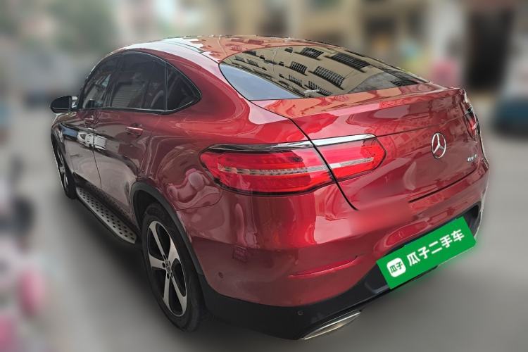 Used Mercedes-Benz GLC Coupe 2017 GLC 200 4MATIC Coupe SUV Rear Left 45 Deg