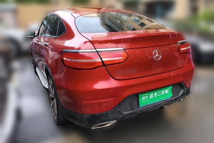 Used Mercedes-Benz GLC Coupe 2017 GLC 300 4MATIC Coupe SUV Rear Left 45 Deg