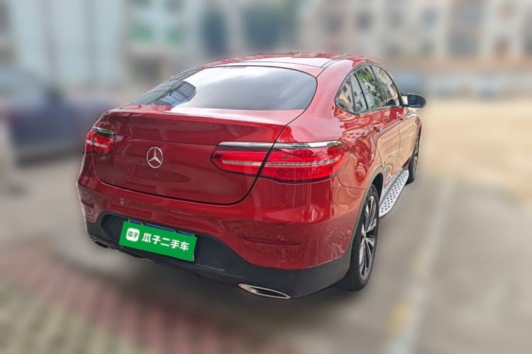 Used Mercedes-Benz GLC Coupe 2017 GLC 260 4MATIC Coupe SUV Rear Right 45 Deg