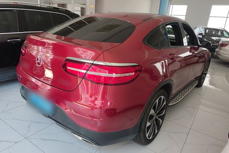 Used Mercedes-Benz GLC Coupe 2017 GLC 260 4MATIC Coupe SUV Rear Right 45 Deg