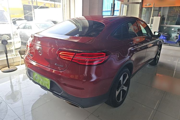 Used Mercedes-Benz GLC Coupe 2017 GLC 200 4MATIC Coupe SUV Rear Right 45 Deg