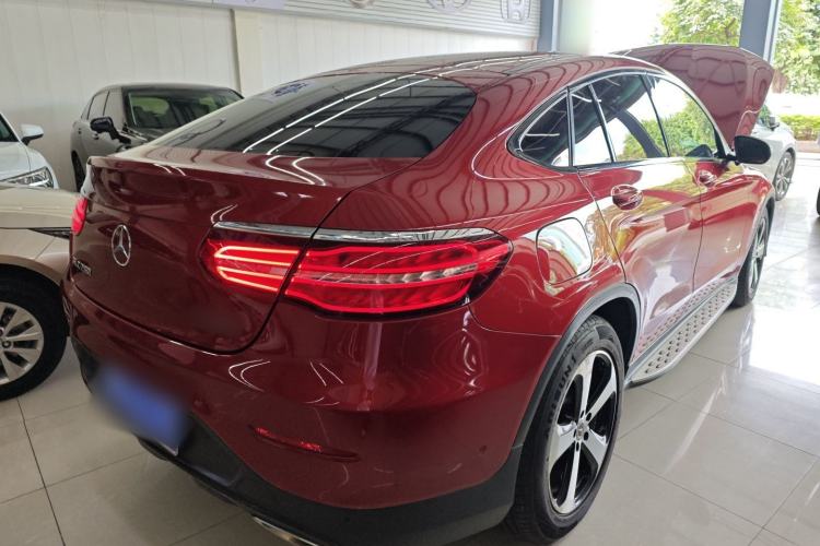 Used Mercedes-Benz GLC Coupe 2017 GLC 200 4MATIC Coupe SUV Rear Right 45 Deg