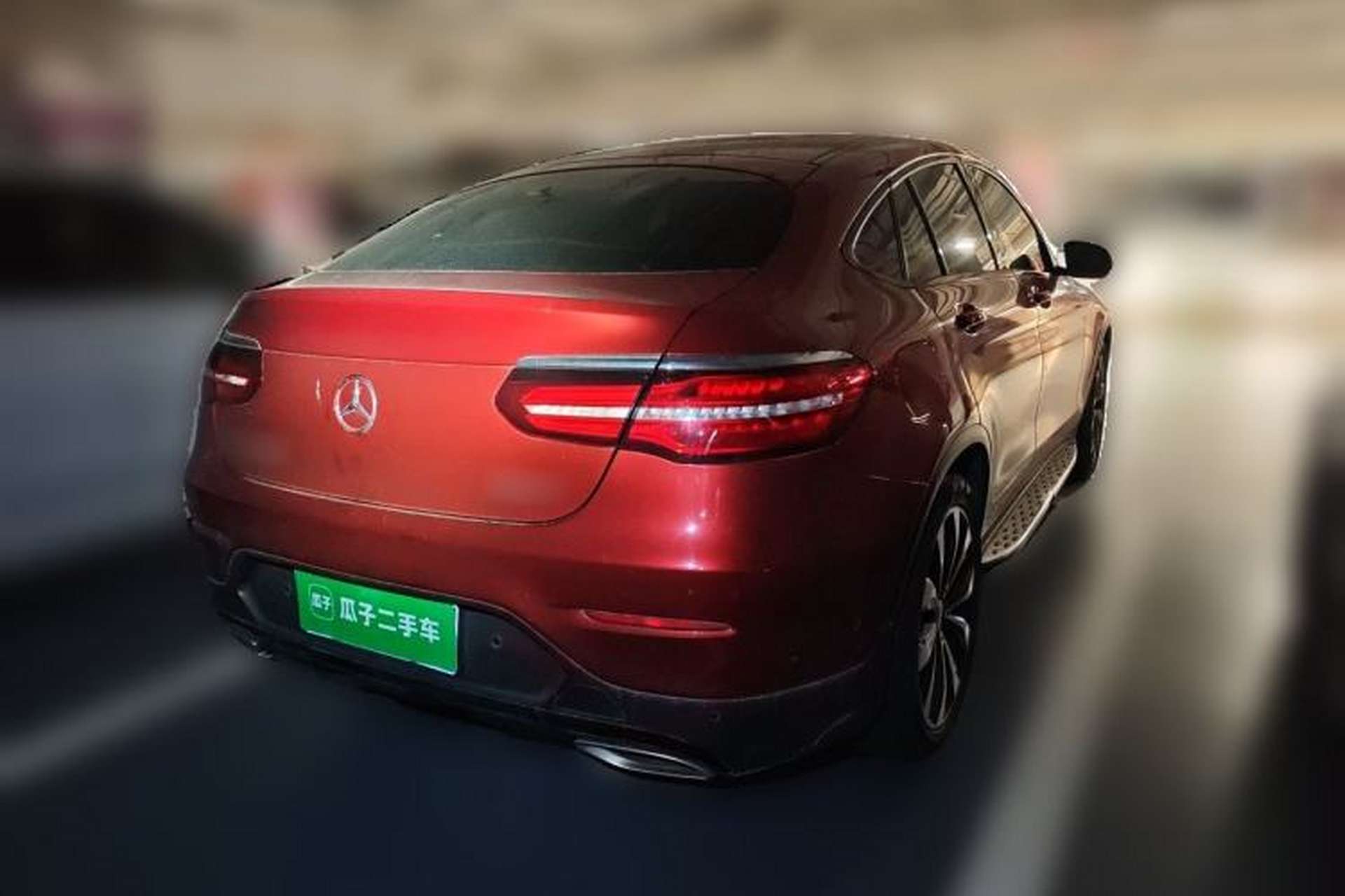 Used Mercedes-Benz GLC Coupe 2017 GLC 260 4MATIC Coupe SUV Rear Right 45 Deg