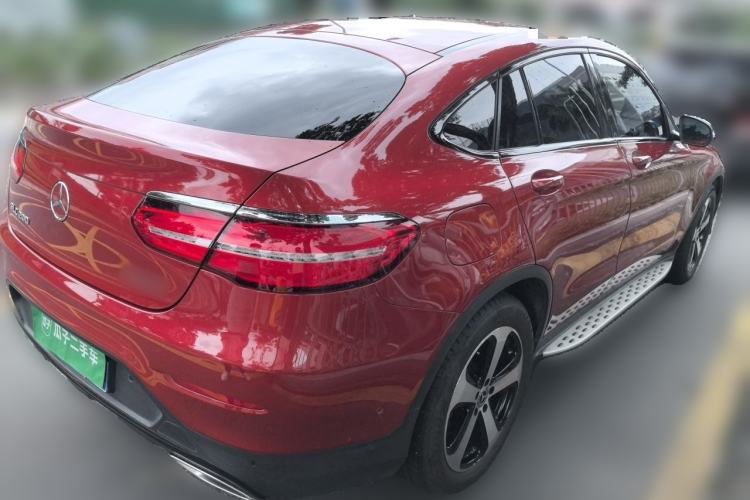 Used Mercedes-Benz GLC Coupe 2017 GLC 200 4MATIC Coupe SUV Rear Right 45 Deg
