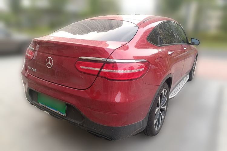Used Mercedes-Benz GLC Coupe 2017 GLC 260 4MATIC Coupe SUV Rear Right 45 Deg