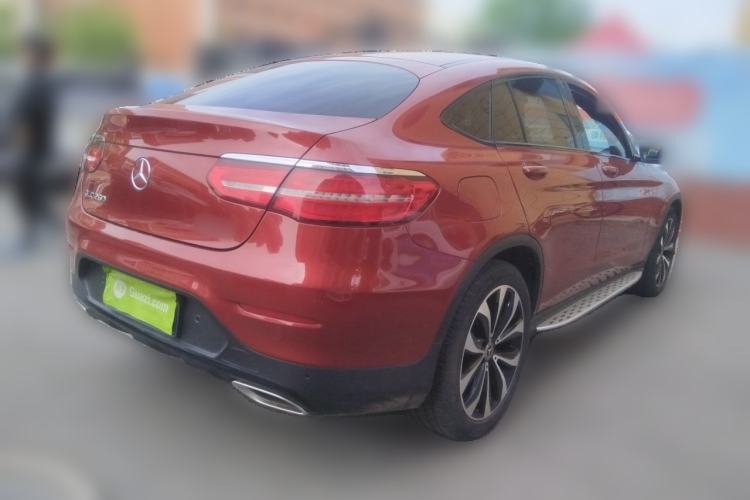 Used Mercedes-Benz GLC Coupe 2017 GLC 260 4MATIC Coupe SUV Rear Right 45 Deg