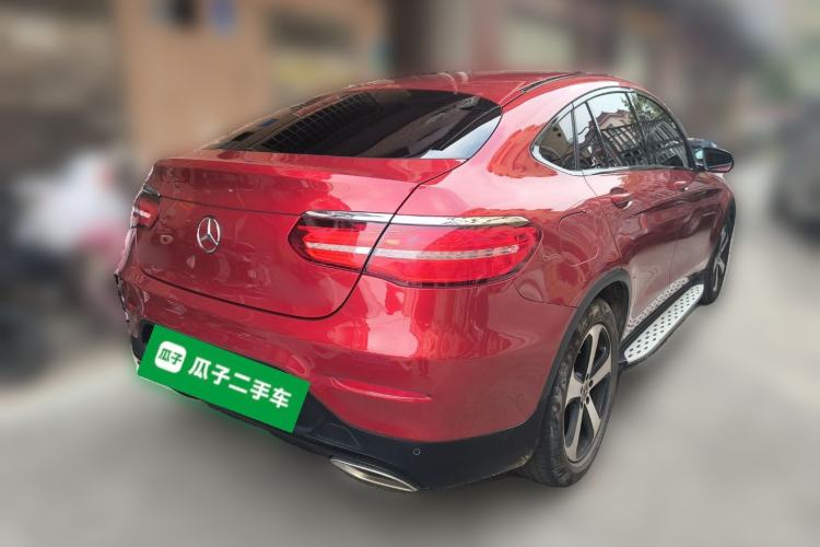 Used Mercedes-Benz GLC Coupe 2017 GLC 200 4MATIC Coupe SUV Rear Right 45 Deg