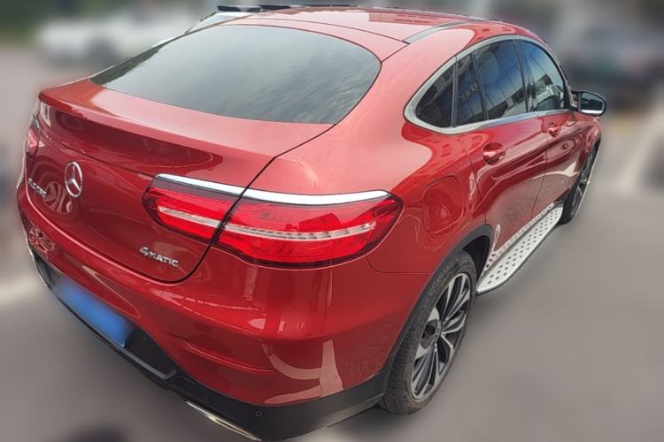 Used Mercedes-Benz GLC Coupe 2017 GLC 260 4MATIC Coupe SUV Rear Right 45 Deg