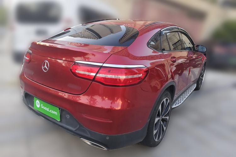 Used Mercedes-Benz GLC Coupe 2017 GLC 260 4MATIC Coupe SUV Rear Right 45 Deg