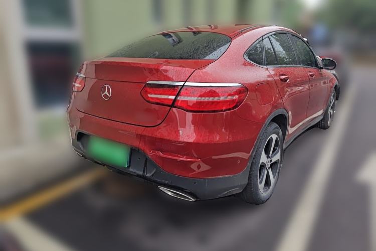 Used Mercedes-Benz GLC Coupe 2017 GLC 200 4MATIC Coupe SUV Rear Right 45 Deg
