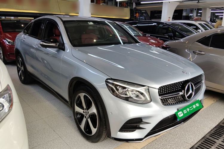 Used Mercedes-Benz GLC Coupe 2017 GLC 200 4MATIC Coupe SUV Front Right 45 Deg