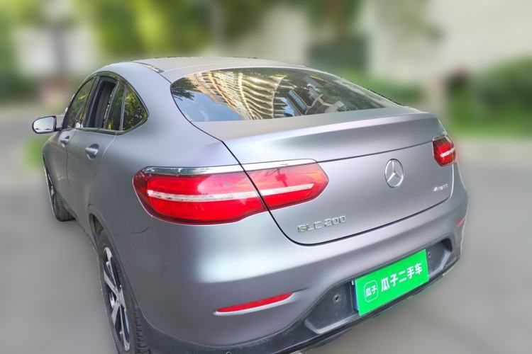 Used Mercedes-Benz GLC Coupe 2017 GLC 200 4MATIC Coupe SUV Rear Left 45 Deg