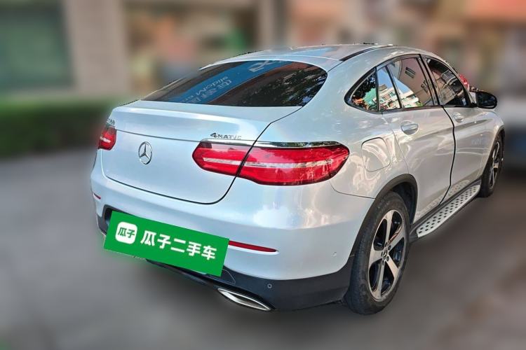 Used Mercedes-Benz GLC Coupe 2017 GLC 200 4MATIC Coupe SUV Rear Right 45 Deg