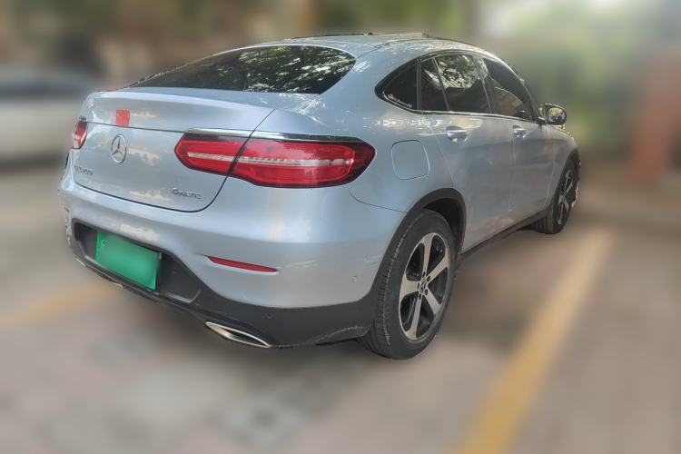Used Mercedes-Benz GLC Coupe 2017 GLC 200 4MATIC Coupe SUV Rear Right 45 Deg
