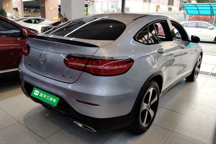 Used Mercedes-Benz GLC Coupe 2017 GLC 200 4MATIC Coupe SUV Rear Right 45 Deg