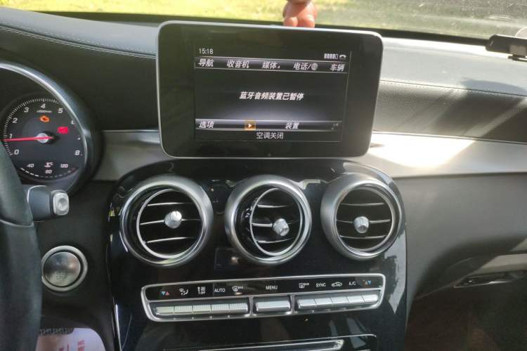 Used Mercedes-Benz GLC Coupe 2017 GLC 200 4MATIC Coupe SUV Audio And AC Panel
