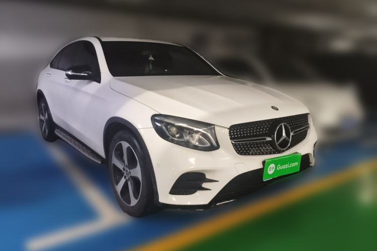 Used Mercedes-Benz GLC Coupe 2017 GLC 200 4MATIC Coupe SUV Front Right 45 Deg