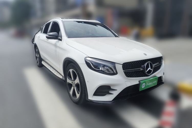 Used Mercedes-Benz GLC Coupe 2017 GLC 200 4MATIC Coupe SUV Front Right 45 Deg
