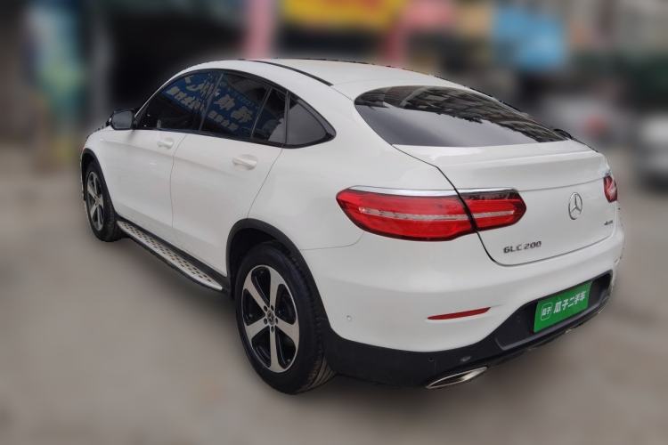 Used Mercedes-Benz GLC Coupe 2017 GLC 200 4MATIC Coupe SUV Rear Left 45 Deg