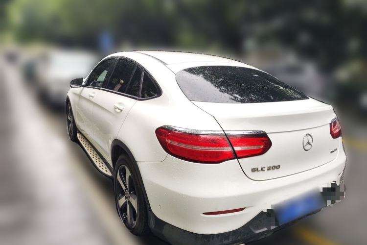 Used Mercedes-Benz GLC Coupe 2017 GLC 200 4MATIC Coupe SUV Rear Left 45 Deg