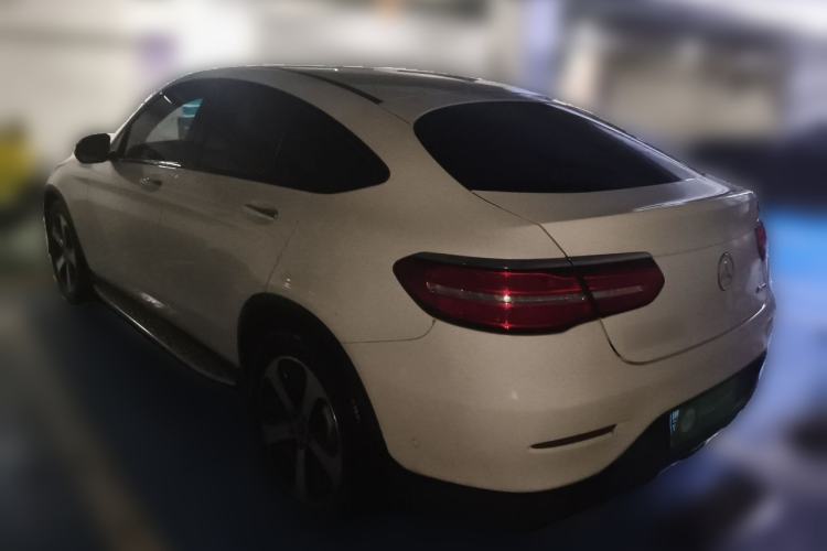 Used Mercedes-Benz GLC Coupe 2017 GLC 200 4MATIC Coupe SUV Rear Left 45 Deg