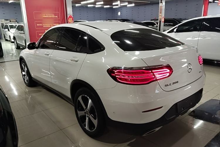 Used Mercedes-Benz GLC Coupe 2017 GLC 200 4MATIC Coupe SUV Rear Left 45 Deg