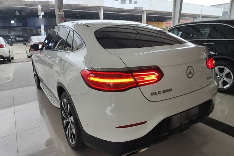 Used Mercedes-Benz GLC Coupe 2017 GLC 260 4MATIC Coupe SUV Rear Left 45 Deg