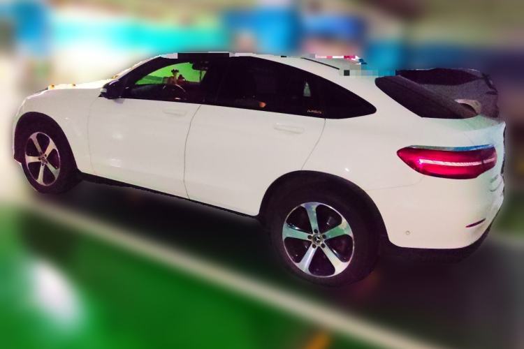 Used Mercedes-Benz GLC Coupe 2017 GLC 200 4MATIC Coupe SUV Rear Left 45 Deg