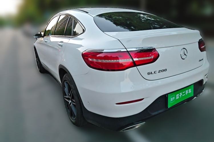 Used Mercedes-Benz GLC Coupe 2017 GLC 200 4MATIC Coupe SUV Rear Left 45 Deg