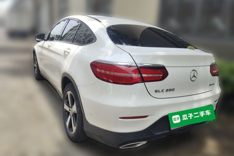 Used Mercedes-Benz GLC Coupe 2017 GLC 200 4MATIC Coupe SUV Rear Left 45 Deg