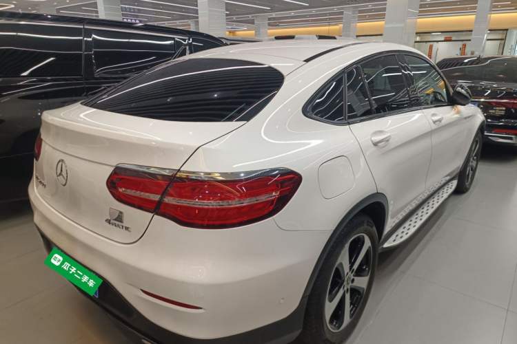 Used Mercedes-Benz GLC Coupe 2017 GLC 200 4MATIC Coupe SUV Rear Right 45 Deg