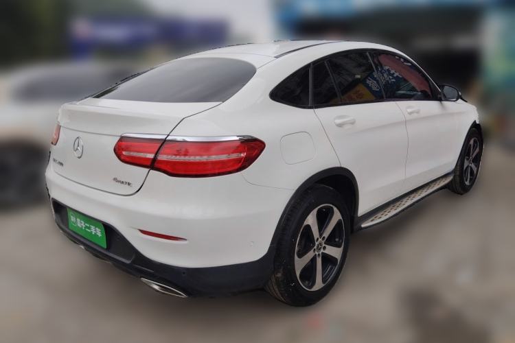 Used Mercedes-Benz GLC Coupe 2017 GLC 200 4MATIC Coupe SUV Rear Right 45 Deg
