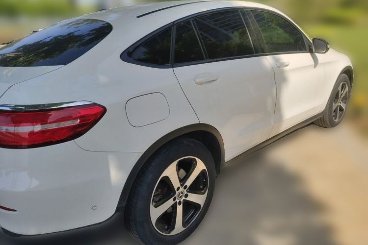 Used Mercedes-Benz GLC Coupe 2017 GLC 200 4MATIC Coupe SUV Rear Right 45 Deg