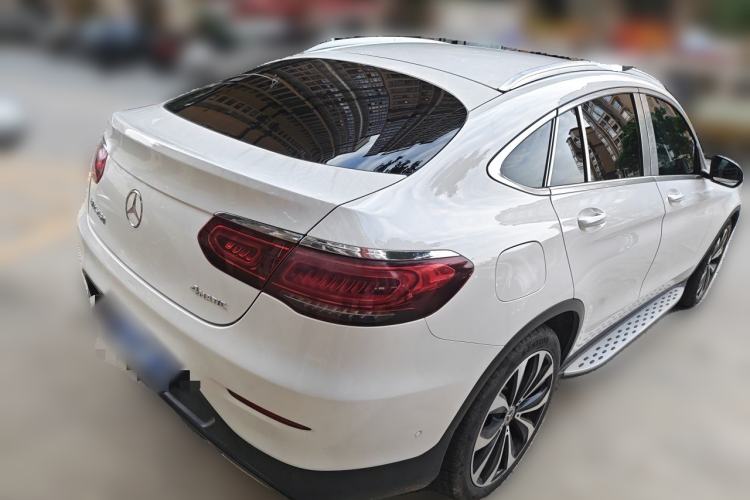 Used Mercedes-Benz GLC Coupe 2017 GLC 260 4MATIC Coupe SUV Rear Right 45 Deg