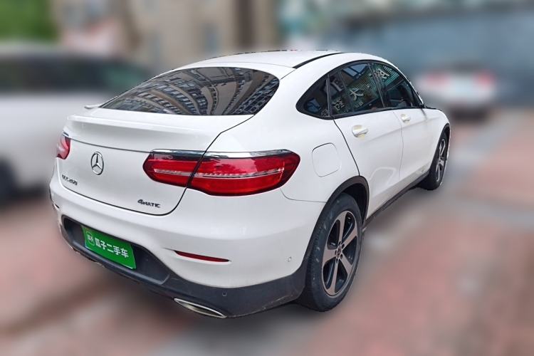 Used Mercedes-Benz GLC Coupe 2017 GLC 200 4MATIC Coupe SUV Rear Right 45 Deg
