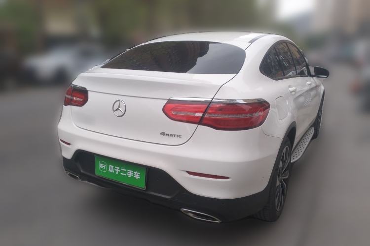 Used Mercedes-Benz GLC Coupe 2017 GLC 260 4MATIC Coupe SUV Rear Right 45 Deg