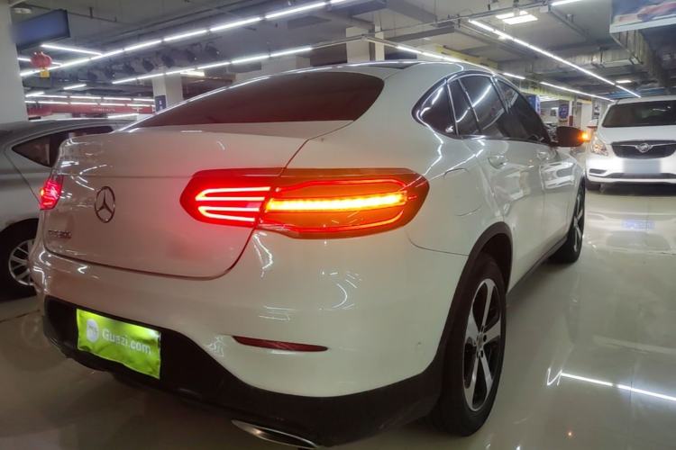 Used Mercedes-Benz GLC Coupe 2017 GLC 200 4MATIC Coupe SUV Rear Right 45 Deg