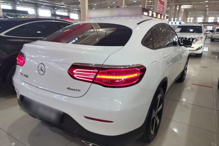 Used Mercedes-Benz GLC Coupe 2017 GLC 200 4MATIC Coupe SUV Rear Right 45 Deg