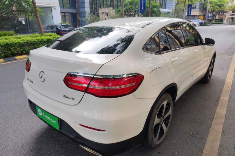 Used Mercedes-Benz GLC Coupe 2017 GLC 200 4MATIC Coupe SUV Rear Right 45 Deg