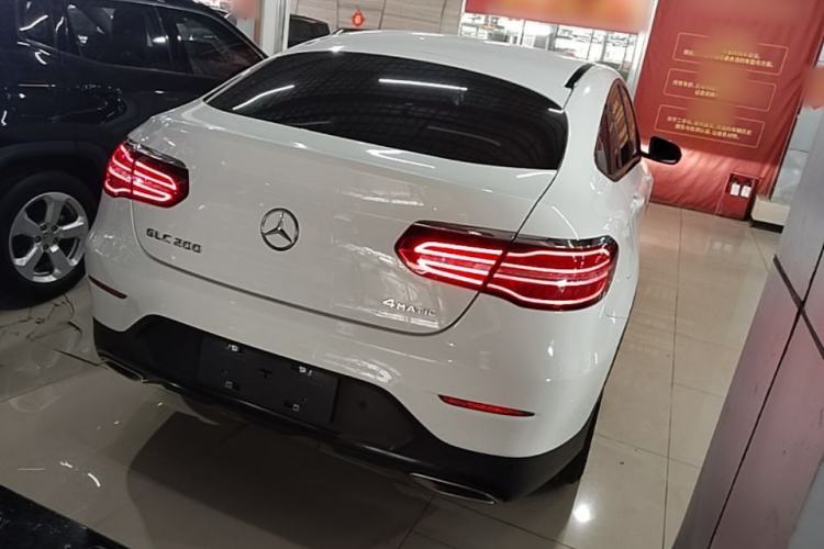 Used Mercedes-Benz GLC Coupe 2017 GLC 200 4MATIC Coupe SUV Rear Right 45 Deg