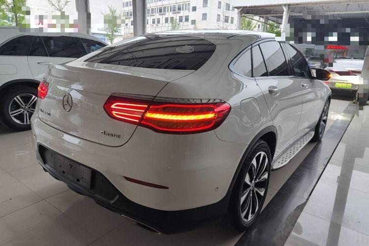 Used Mercedes-Benz GLC Coupe 2017 GLC 260 4MATIC Coupe SUV Rear Right 45 Deg