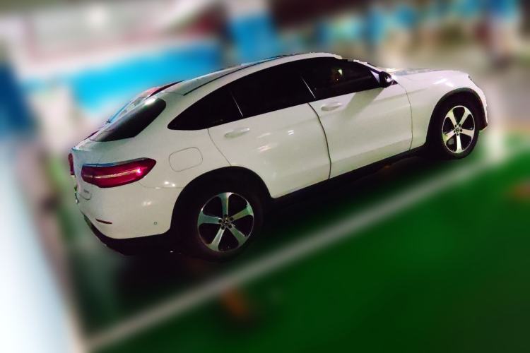 Used Mercedes-Benz GLC Coupe 2017 GLC 200 4MATIC Coupe SUV Rear Right 45 Deg
