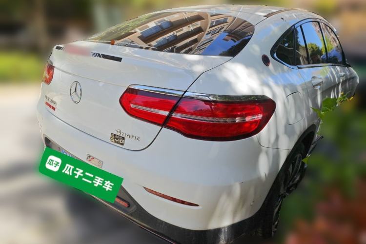 Used Mercedes-Benz GLC Coupe 2017 GLC 260 4MATIC Coupe SUV Rear Right 45 Deg