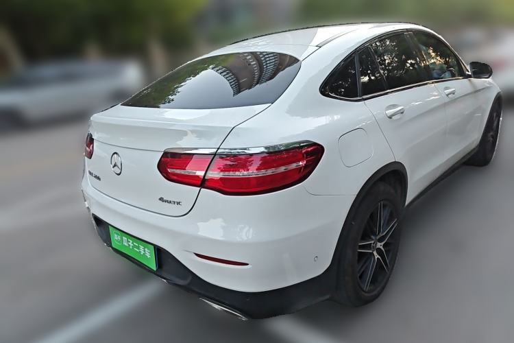 Used Mercedes-Benz GLC Coupe 2017 GLC 200 4MATIC Coupe SUV Rear Right 45 Deg