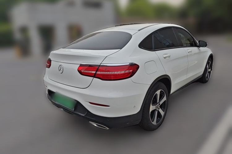 Used Mercedes-Benz GLC Coupe 2017 GLC 200 4MATIC Coupe SUV Rear Right 45 Deg