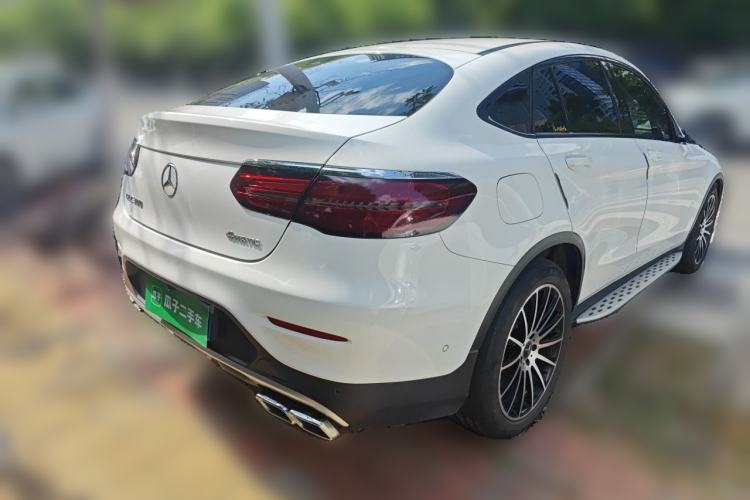 Used Mercedes-Benz GLC Coupe 2017 GLC 200 4MATIC Coupe SUV Rear Right 45 Deg