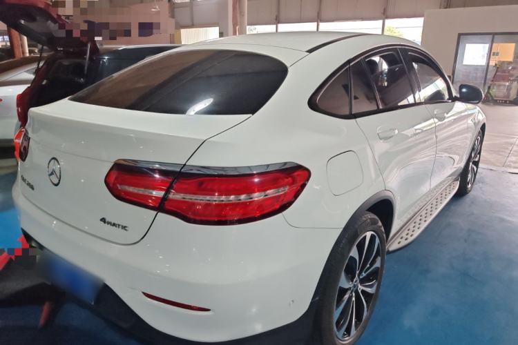 Used Mercedes-Benz GLC Coupe 2017 GLC 260 4MATIC Coupe SUV Rear Right 45 Deg