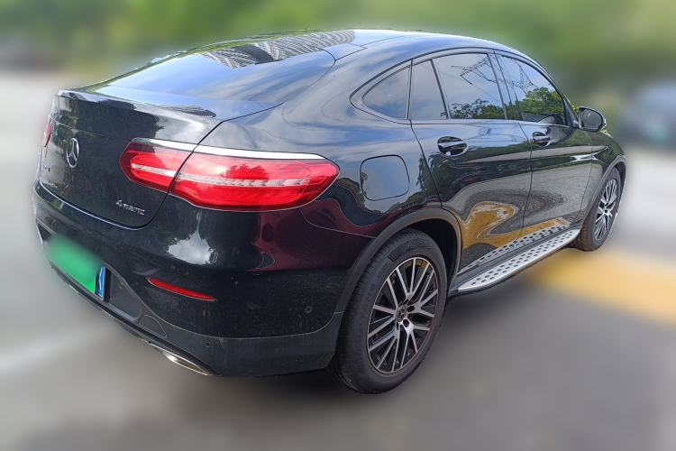 Used Mercedes-Benz GLC Coupe 2018 GLC 200 4MATIC Coupe SUV Rear Right 45 Deg