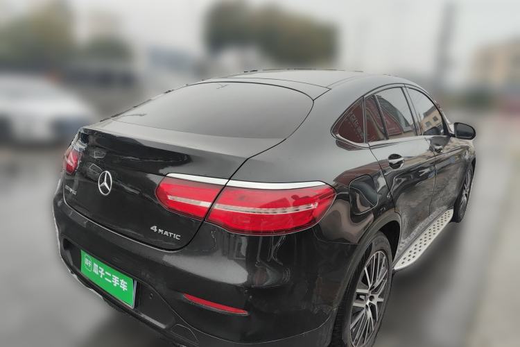 Used Mercedes-Benz GLC Coupe 2018 GLC 200 4MATIC Coupe SUV Rear Right 45 Deg